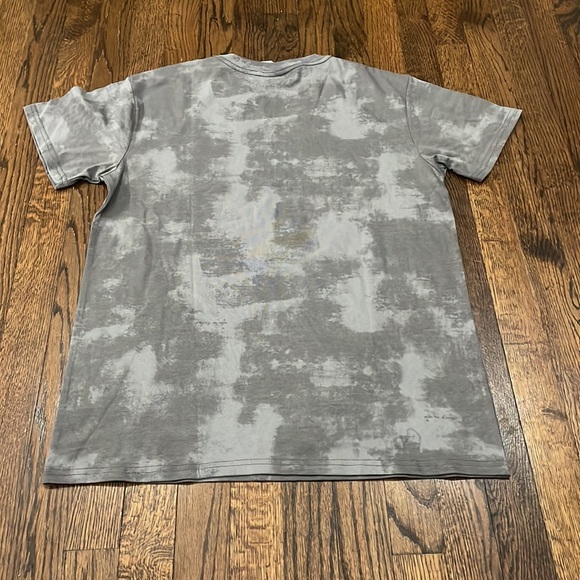 ACDC gray tie dye classic rock band t-shirt size M - Picture 3 of 4